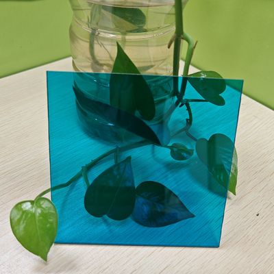 Ультрафиолетовая защита 3 мм Синий поликарбонатные кровельные панели 12 футов