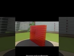 Оранжевый 16-мм четырёхслойный лист ПК