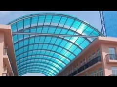 14 мм Синий четырехслойный поликарбонатный полый лист