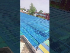 Синий PC гофрированный лист