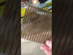 6 мм бронзовый поликарбонатный полой лист с защитой от ультрафиолетового излучения