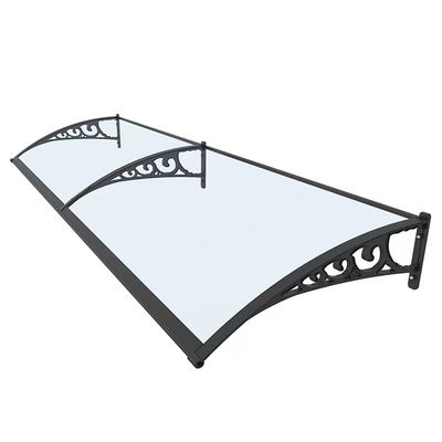 Хорошая цена. Сделайте самостоятельно PC полые листы Балконный навес с пластиковой или алюминиевой скобкой Для крышки террасы навес для уменьшения шума онлайн