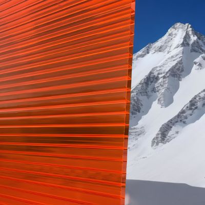 Хорошая цена. Цветная Отличная устойчивость к воздействию погоды Поликарбонат ПК Полый лист В 1220 мм * 2100 мм Размер SGS RHOS сертифицированный онлайн