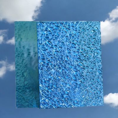 Хорошая цена. Противоультрафиолетовый 250 X Стекло Устойчивость к ударам Алмазный рельефный поликарбонатный лист 80% светопередача онлайн