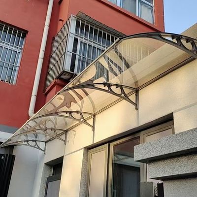 Получите лучшую защиту для Вашей двери с алюминиевой скобкой ПК твердых листов тентовки Противоопасной погоде ампер дизайн универсальный