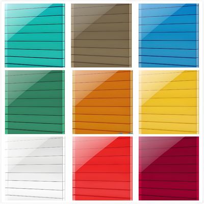 Хорошая цена. Настраиваемый пластик Чистая бронза Зеленый цвет Поликарбонатный лист 2.1m * 6m с отличной прозрачностью и устойчивостью к УФ онлайн