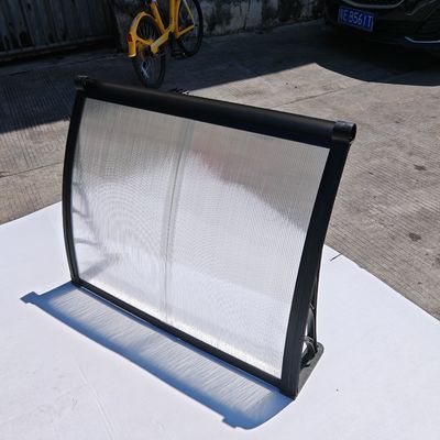 Tranparent Roofing Effortless Assembly Plastic Frame amp Polycarbonate Panels Canopy with Integrated Gutter for Residential amp Commercial