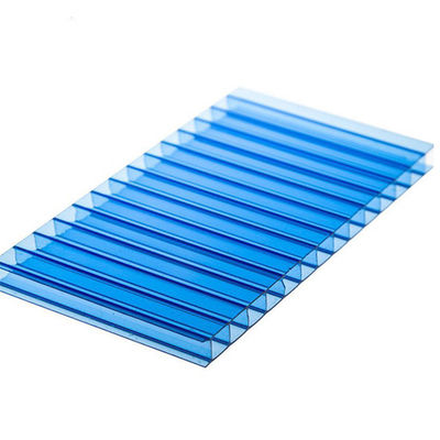 Хорошая цена. 6mm to 10mm Blue Polycarbonate Sheet with Multi-Wall Structure for UV Protection and Diffused and Pleasant Ambient Illumination онлайн