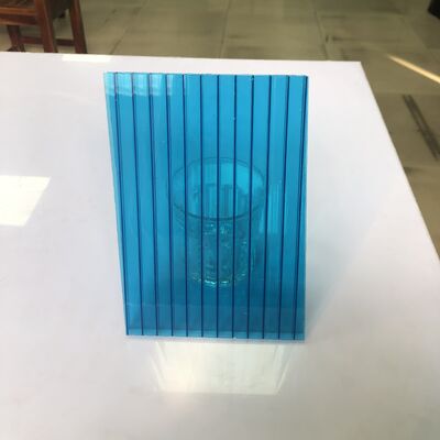 Хорошая цена. Длина 2,44м 5,8м 11,9м Пластиковый поликарбонат построен по индивидуальному заказу, полынистый лист, легкий для установки, синий, легкий, устойчивый к погодным условиям, прозрачный онлайн